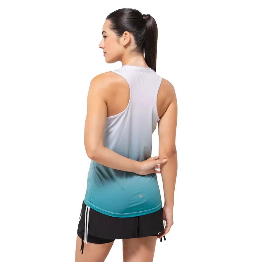 Imagen 1 de 5 de Remera Asics Degrade-TURQUESA/BLANCO