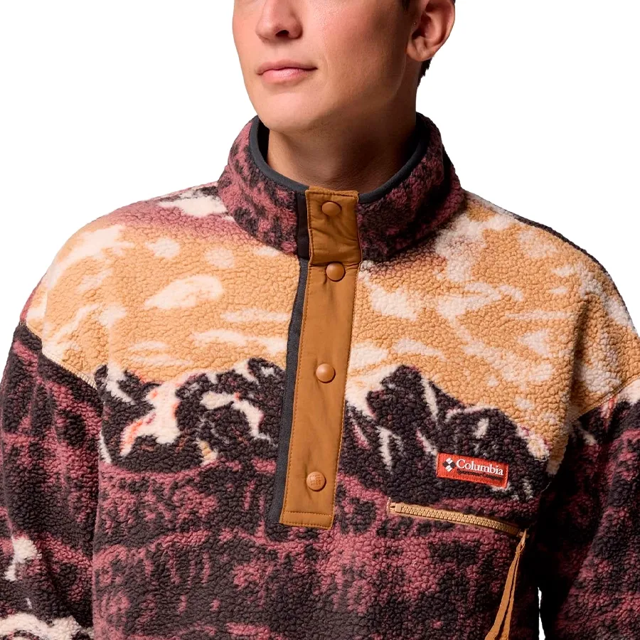 Imagen 2 de 3 de Buzo Columbia Helvetia II-CAMEL/MARRON/BORDO