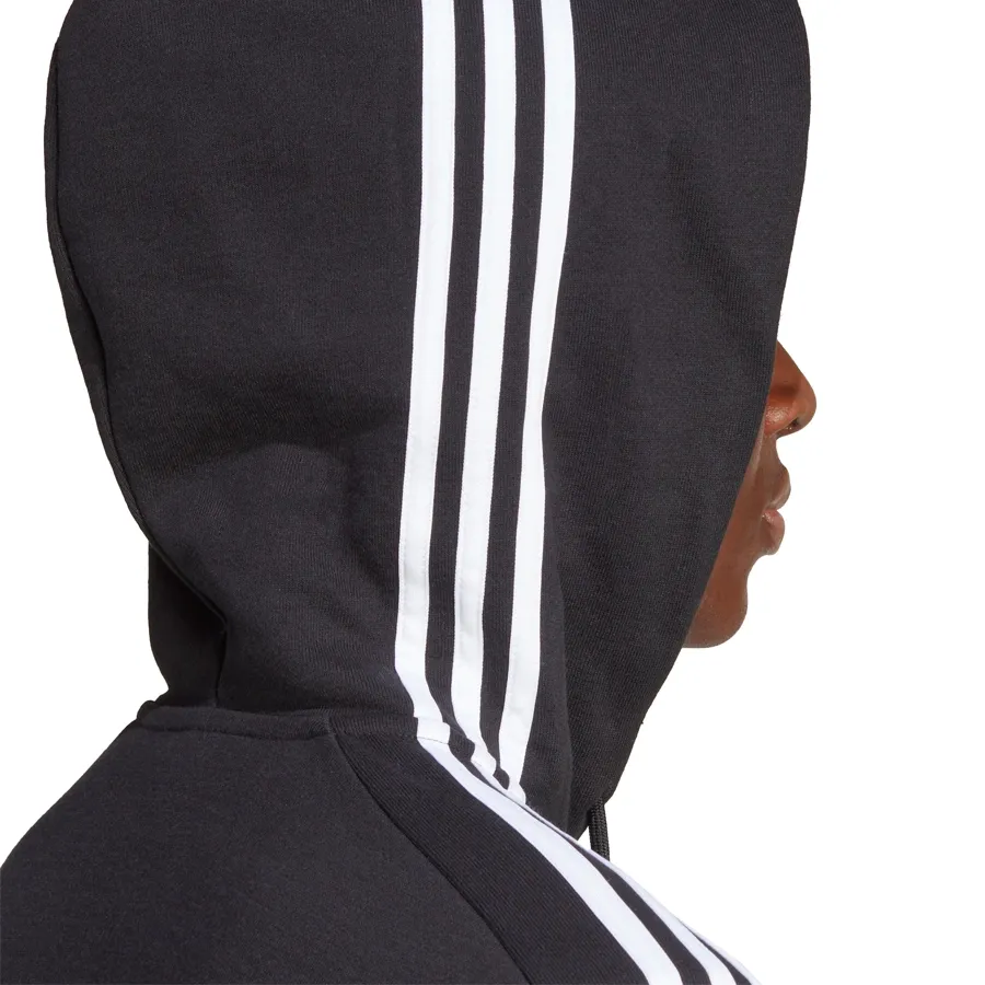 Imagen 3 de 5 de Campera adidas Essentials 3 tiras-NEGRO/BLANCO