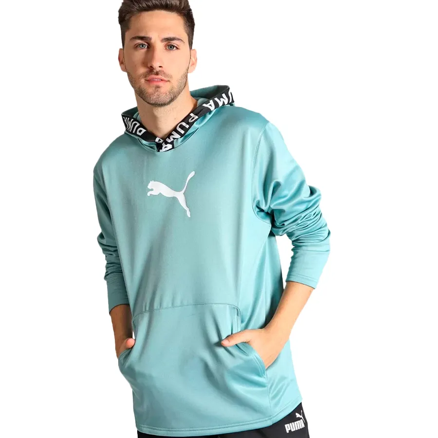 Imagen 0 de 4 de Buzo Puma Train Power Fleece-VERDE AGUA