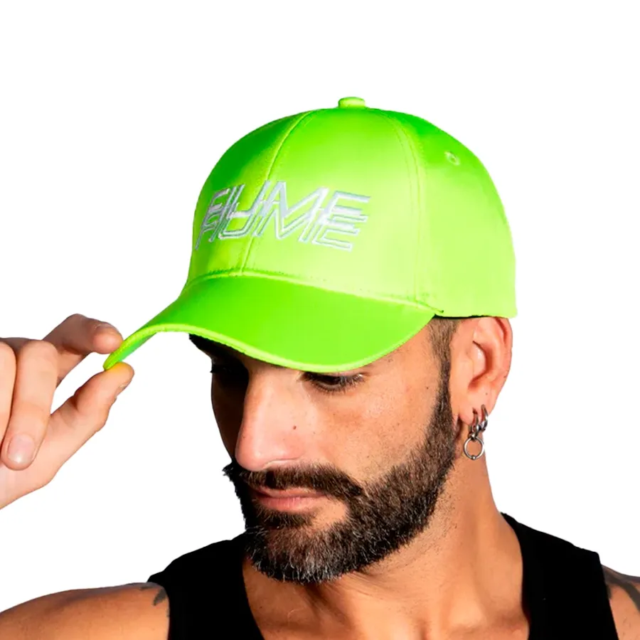 Imagen 0 de 3 de Gorra Fiume Sport Slice-LIMA/BLANCO