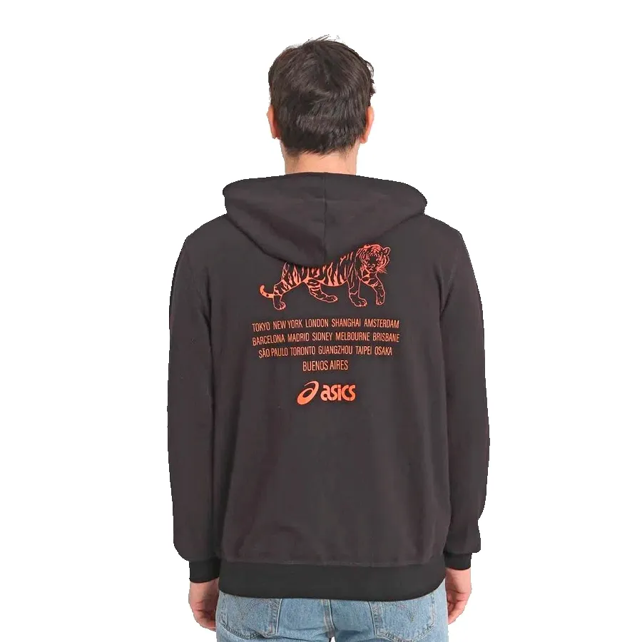 Imagen 1 de 5 de Campera Asics Tiger-NEGRO