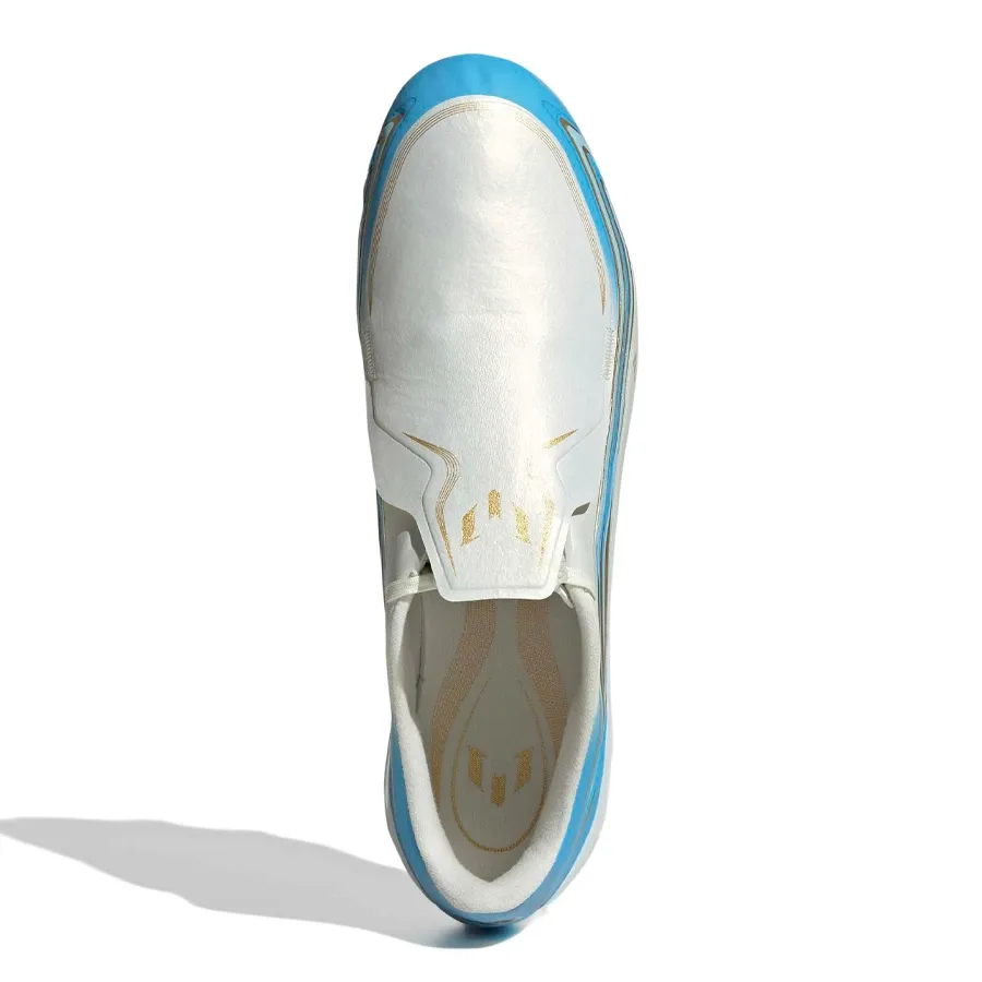 Imagen 3 de 7 de Botines adidas F50 Messi League Fg-BLANCO/CELESTE/DORADO