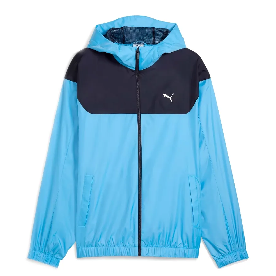 Imagen 0 de 2 de Campera Puma Essentials Relaxed Windbreaker-CELESTE/AZUL MARINO