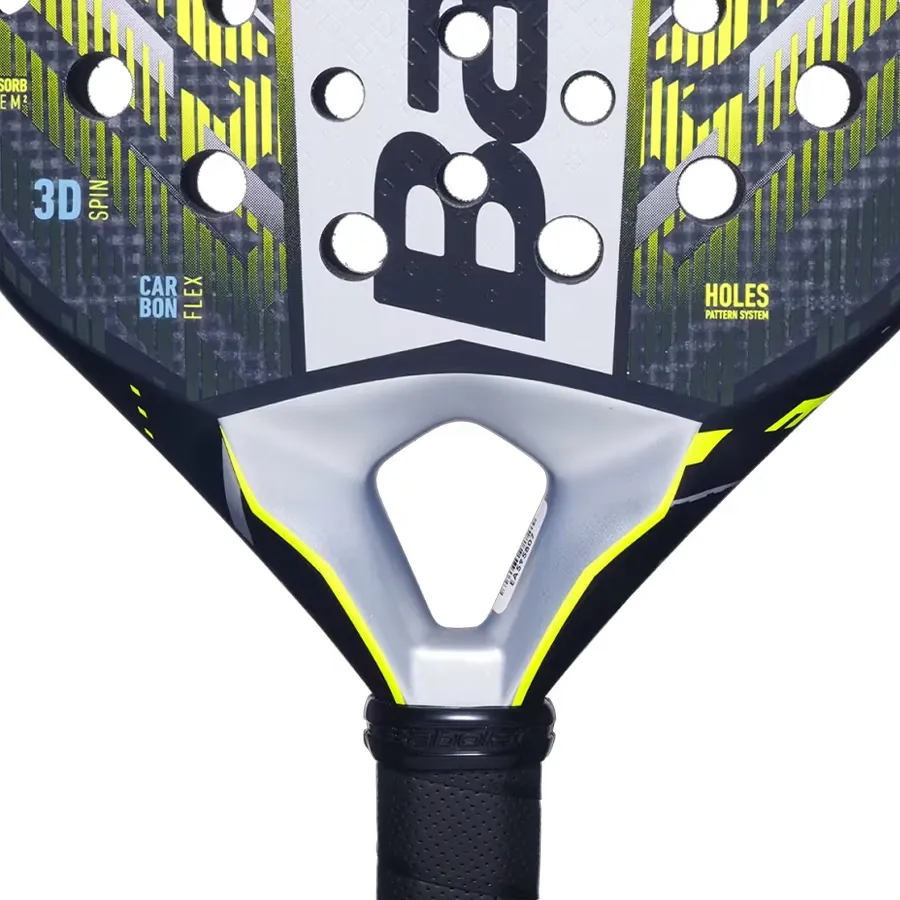 Imagen 3 de 5 de Paleta Babolat Counter Veron 2.5-NEGRO/VERDE FLUOR