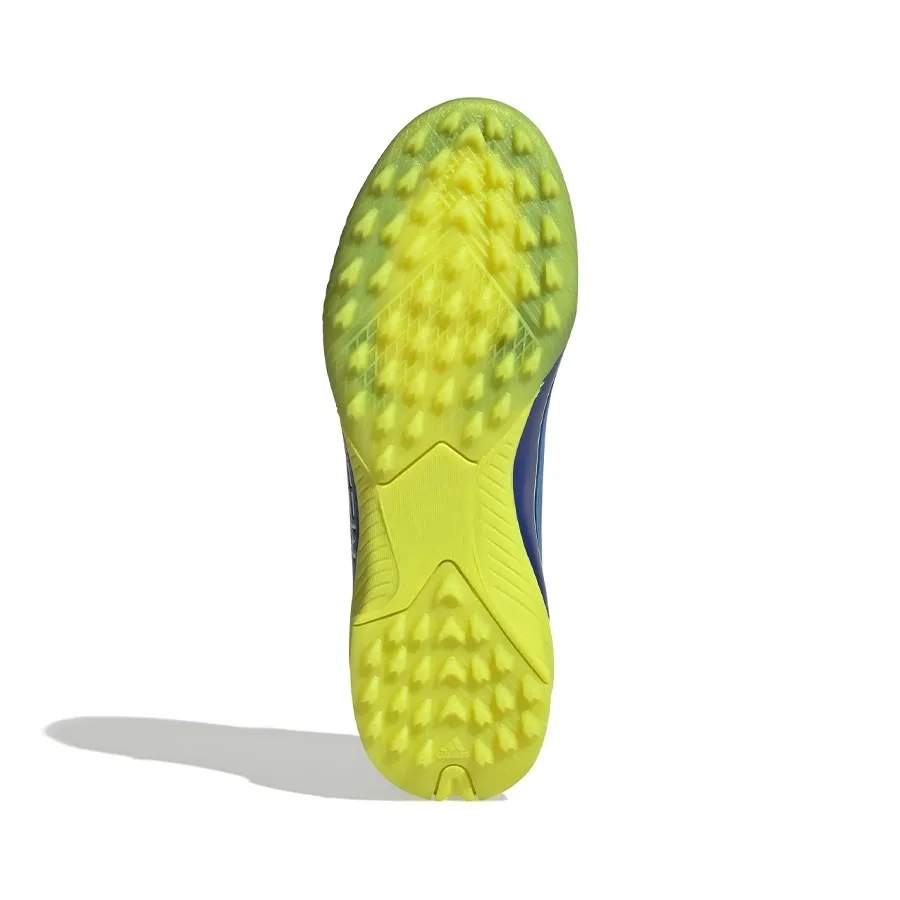 Imagen 4 de 7 de Botines adidas F50 Messi League-AZUL FRANCIA/AMARILLO FLUOR/CELESTE