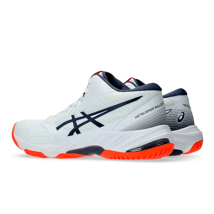 Imagen 3 de 6 de Zapatillas Asics Netburner Ballistic Ff Mt 3-BLANCO/GRIS/NARANJA