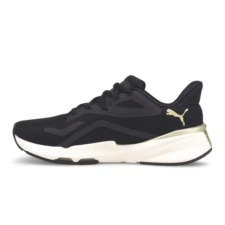 Imagen 1 de 6 de Zapatillas Puma Pwrframe Tr Deco Glam-NEGRO/DORADO