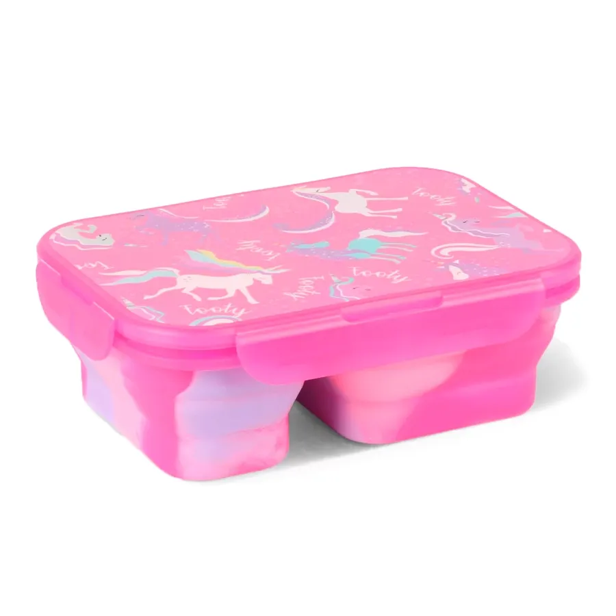 Imagen 0 de 5 de Tupper Plegable Footy Unicornio-FUCSIA/LILA