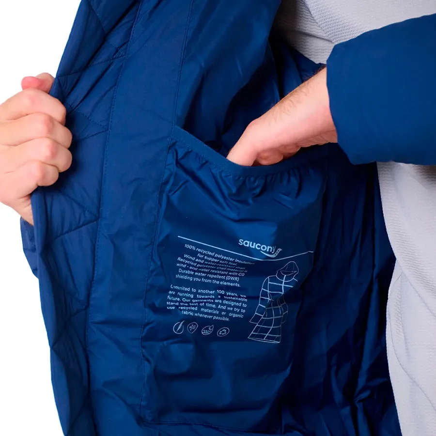 Imagen 3 de 5 de Campera Saucony Surge Heat Long-MARINO