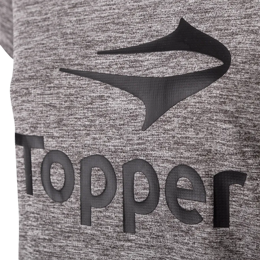 Imagen 2 de 4 de Remera Topper Brand-GRIS