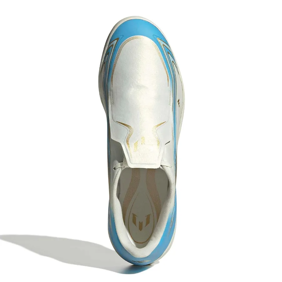 Imagen 3 de 7 de Botines Multitapón adidas Botines F50 League Ultimo Tango Tf-BLANCO/CELESTE/DORADO