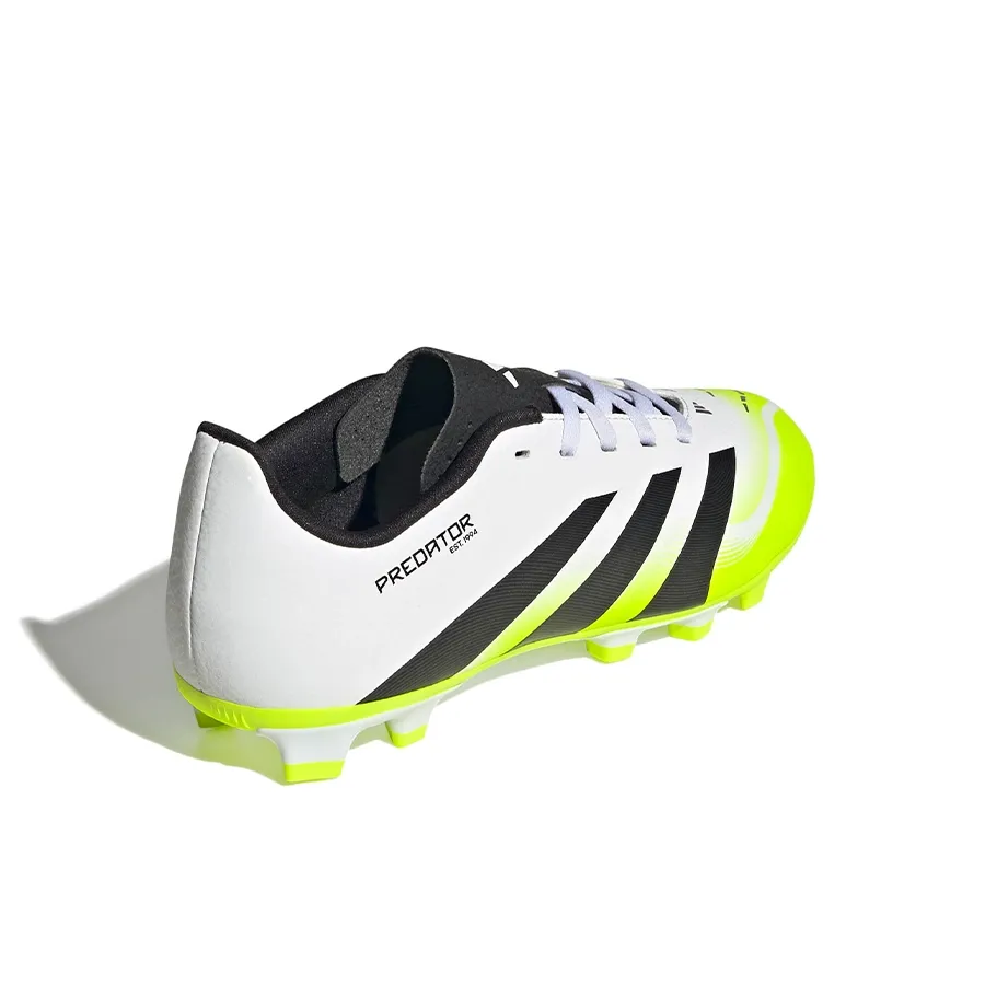 Imagen 2 de 8 de Botines adidas Predator Club Fg-BLANCO/NEGRO/AMARILLO FLUOR