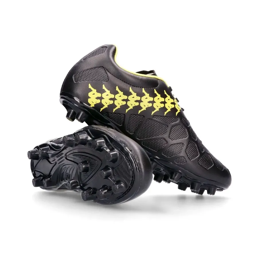 Imagen 1 de 5 de Botines Kappa Invictus Fg Kid-NEGRO/AMARILLO