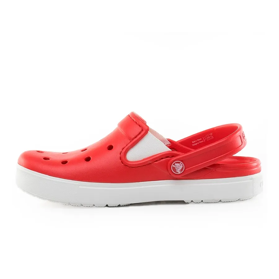 Imagen 1 de 5 de Sandalias Crocs Citilane Clog-ROJO/BLANCO
