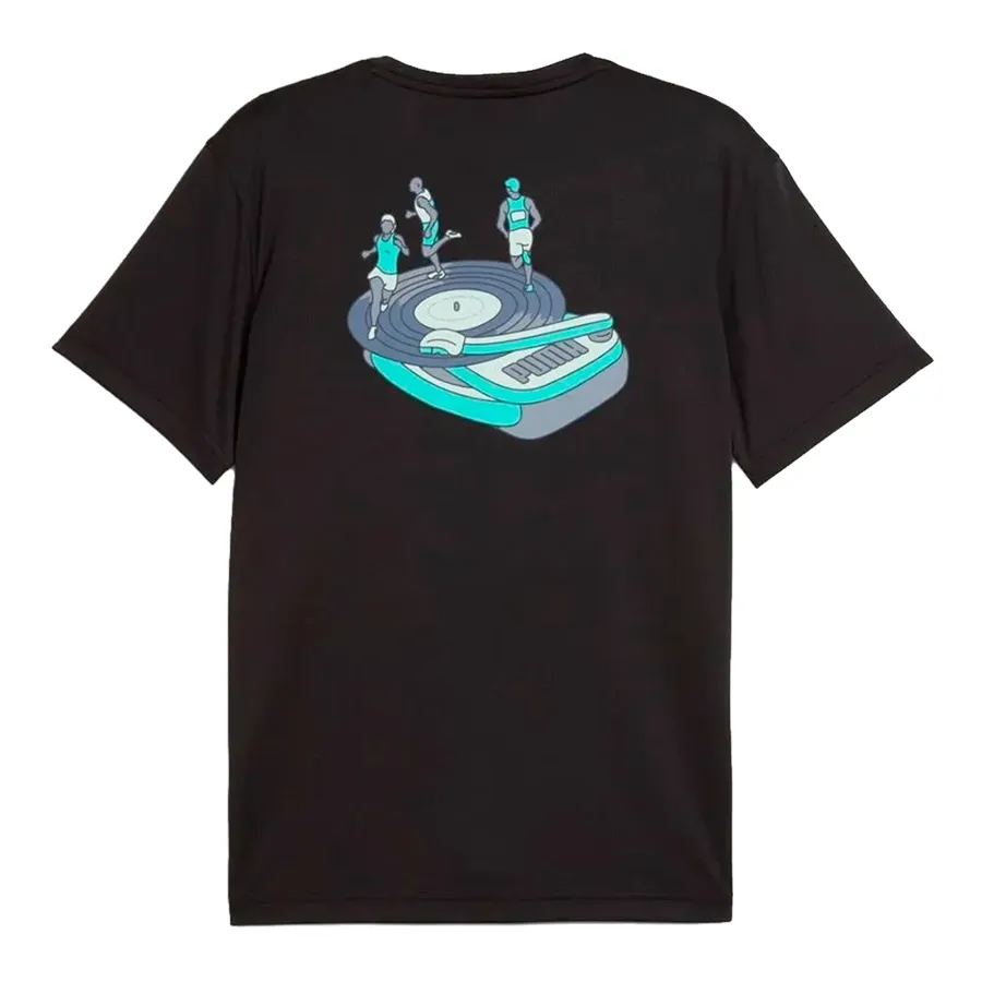 Imagen 3 de 4 de Remera Puma Graphics Slogan-NEGRO