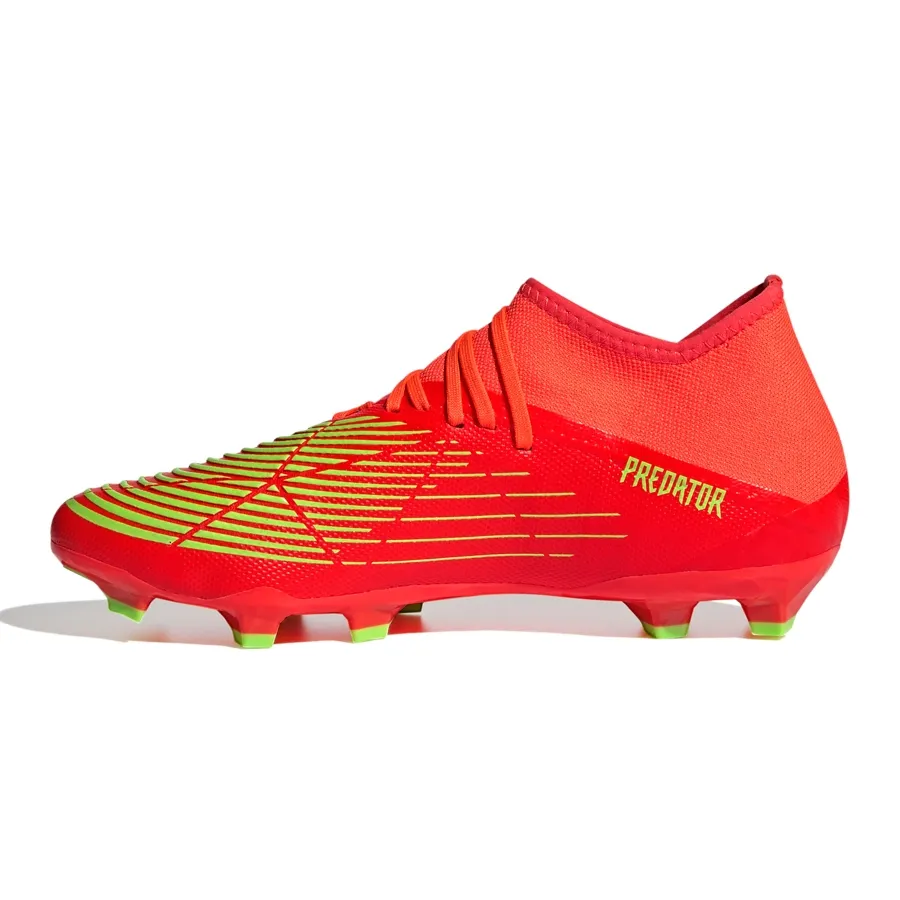Imagen 1 de 5 de Botines adidas Predator Edge 3 Fg-ROJO/VERDE FLUOR