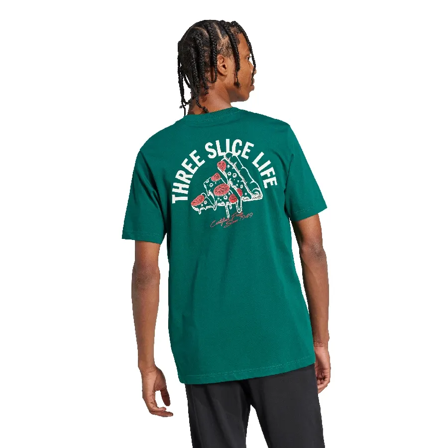 Imagen 1 de 6 de Remera adidas Lounge Pizza Graphic-VERDE