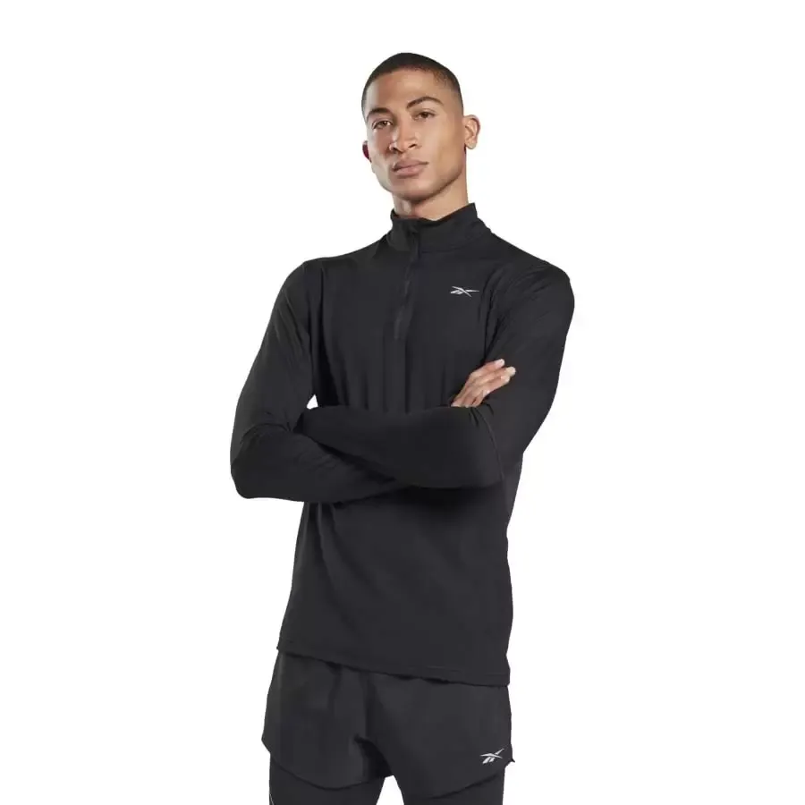 Imagen 0 de 4 de Buzo Reebok Re Quarter Zip-NEGRO