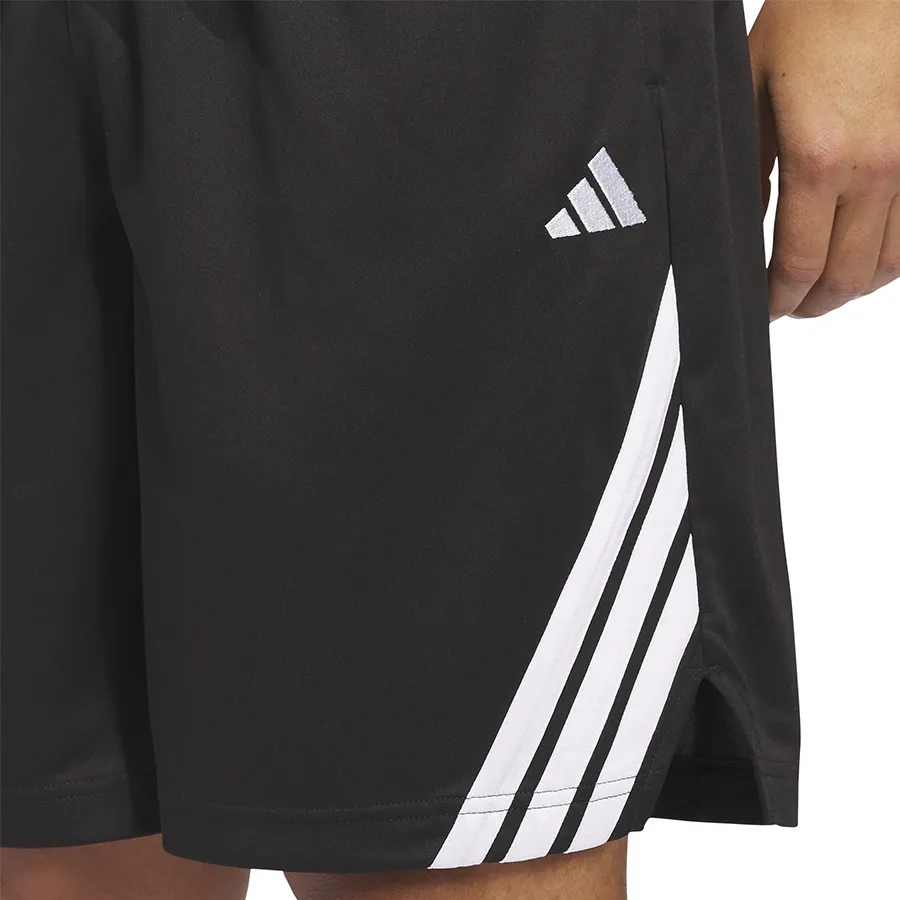 Imagen 3 de 5 de Shorts adidas Basketball Legends 3-Stripes-NEGRO/BLANCO