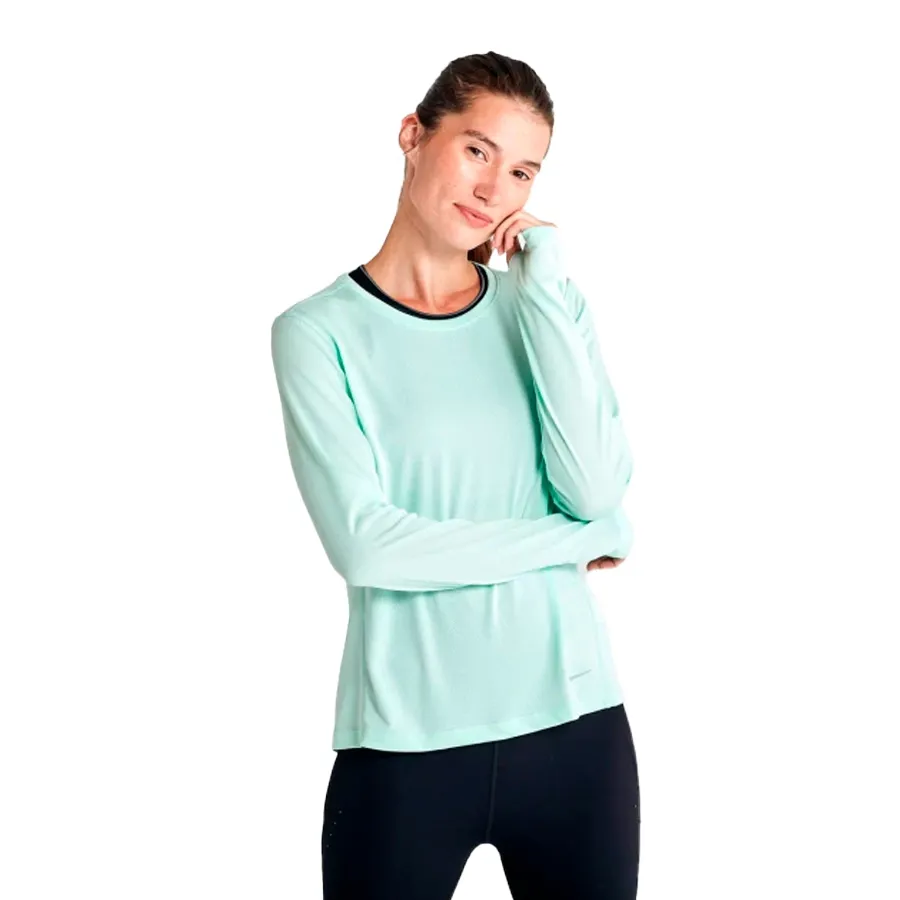 Imagen 0 de 4 de Remera Saucony Stopwatch-VERDE AGUA