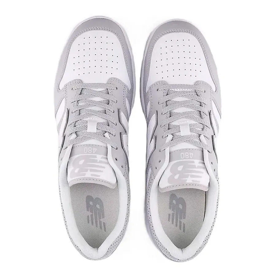 Imagen 3 de 5 de Zapatillas New Balance 480-BLANCO/GRIS