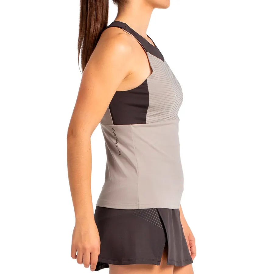 Imagen 1 de 4 de Musculosa Bullpadel Erare Azabache-GRIS