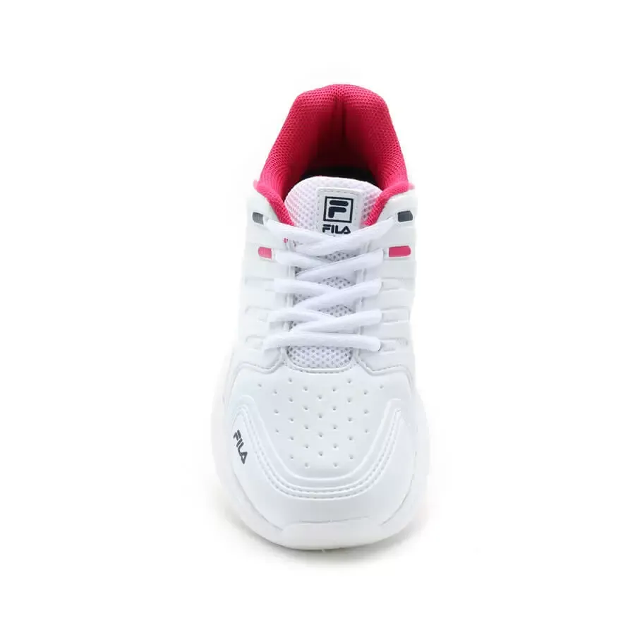Imagen 0 de 5 de Zapatillas Fila Lugano 6.0 Kids-BLANCO/FUCSIA