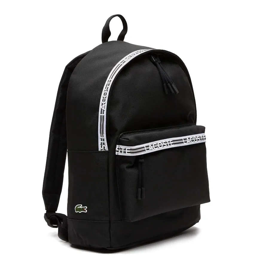 Imagen 1 de 5 de Mochila Lacoste-NEGRO/BLANCO/GRIS