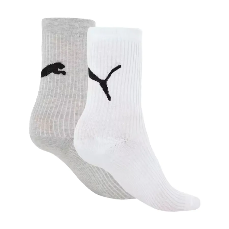 Imagen 1 de 3 de Medias Puma Cat Logo Rib-BLANCO/GRIS