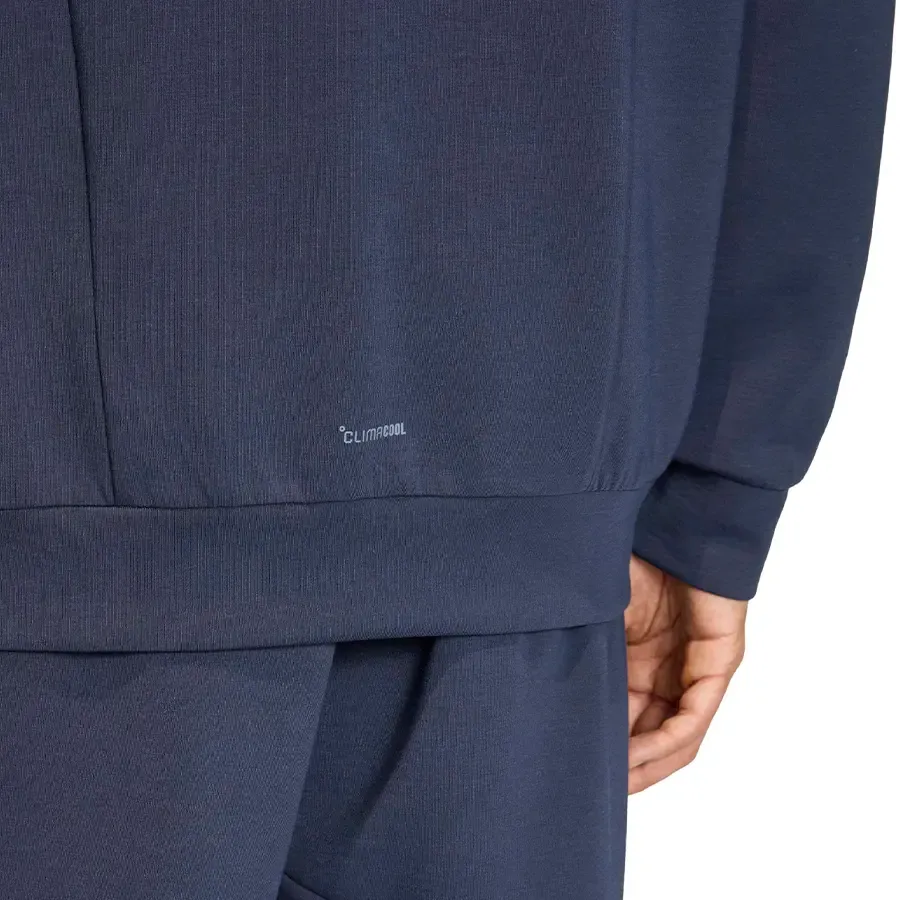 Imagen 4 de 5 de Buzo adidas Designed for Training-AZUL MARINO