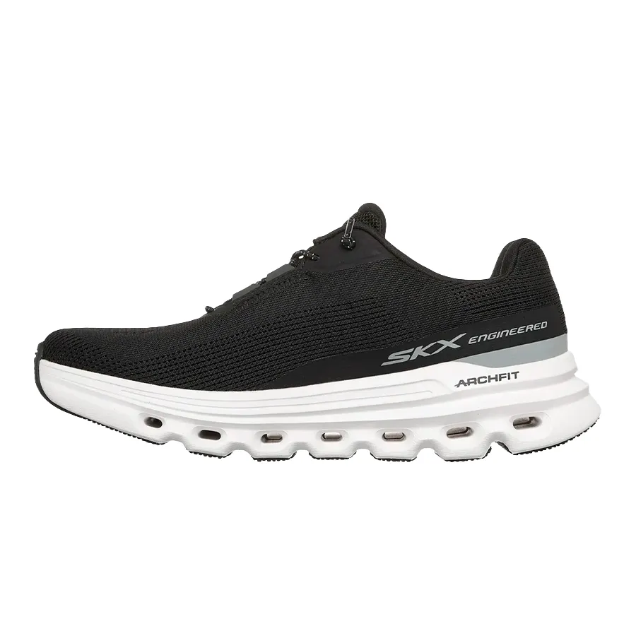 Imagen 2 de 5 de Zapatillas Skechers Go Run Glide Step Arch Fit Casion-NEGRO/BLANCO