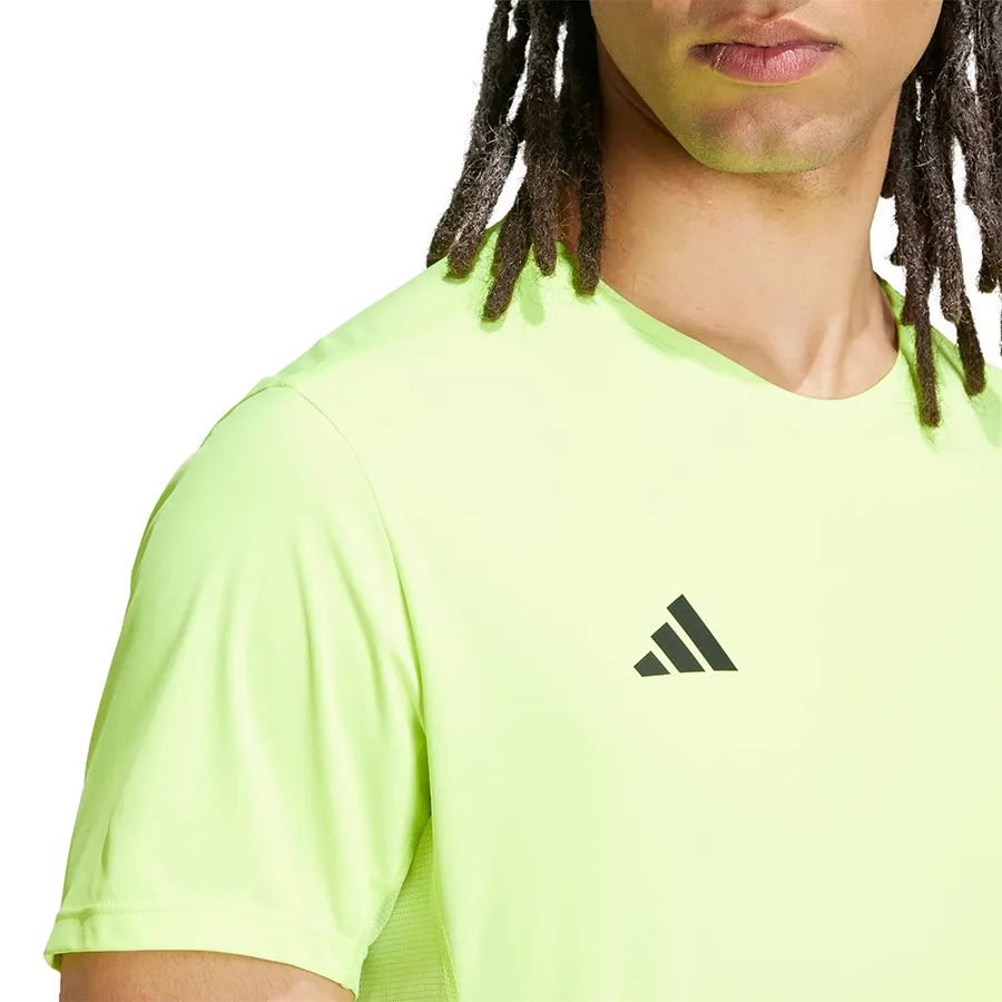 Imagen 4 de 5 de Remera adidas Adizero Essentials Tee-VERDE FLUOR