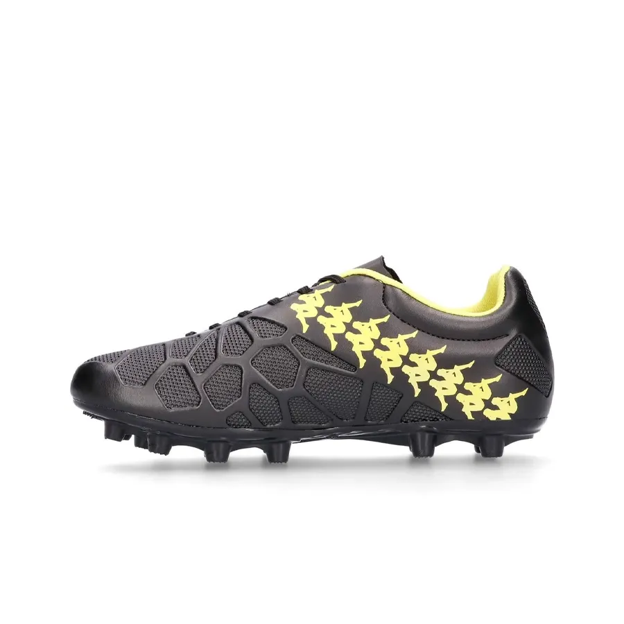 Imagen 2 de 5 de Botines Kappa Invictus Fg Kid-NEGRO/AMARILLO