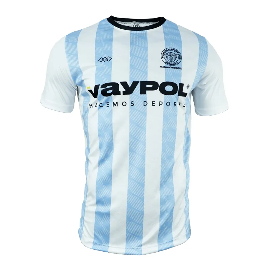 Imagen 0 de 6 de Camiseta Kamp Tunuyan 24-BLANCO/CELESTE