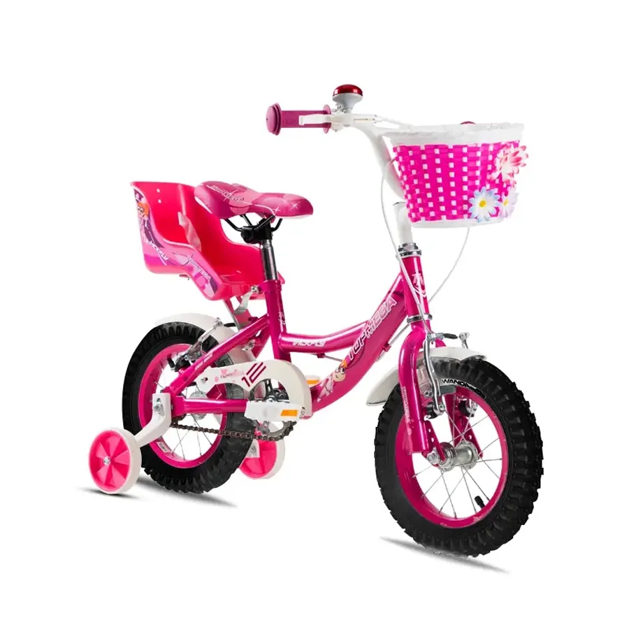 Imagen 1 de 3 de Bicicleta TopMega Vickfly R12-ROSA/BLANCO