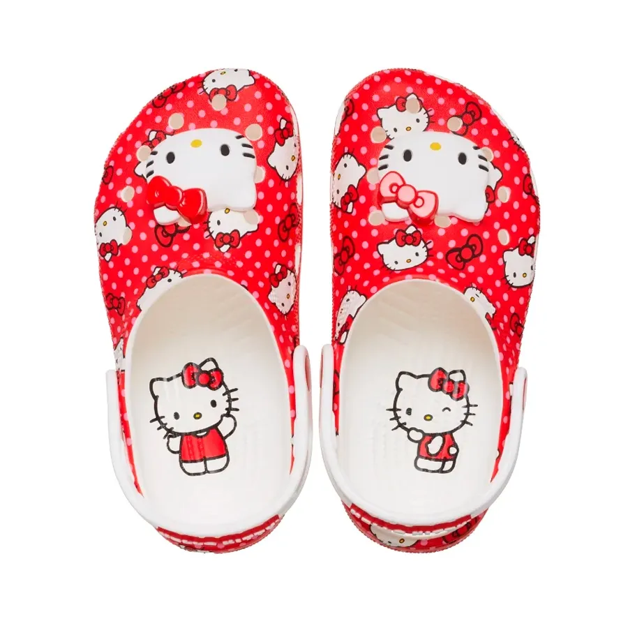 Imagen 3 de 7 de Sandalias Crocs Hello Kitty Classic Clog-ROJO/BLANCO