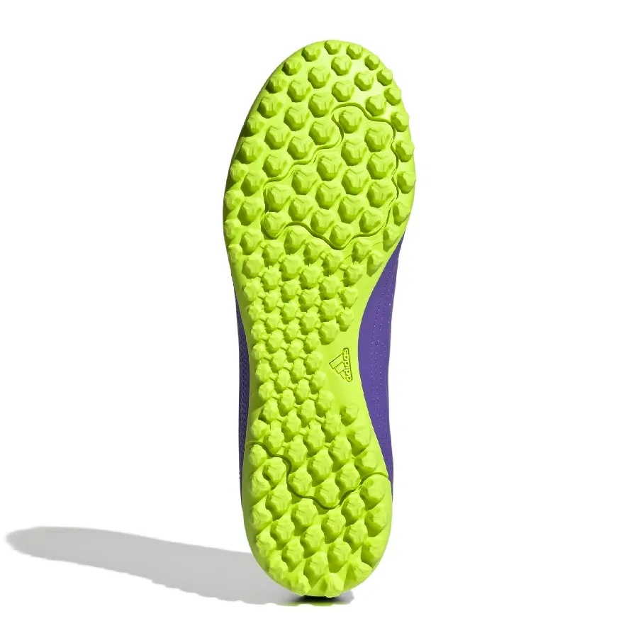 Imagen 4 de 7 de Botines adidas Deportivo III Tf-MORADO/AMARILLO FLUOR