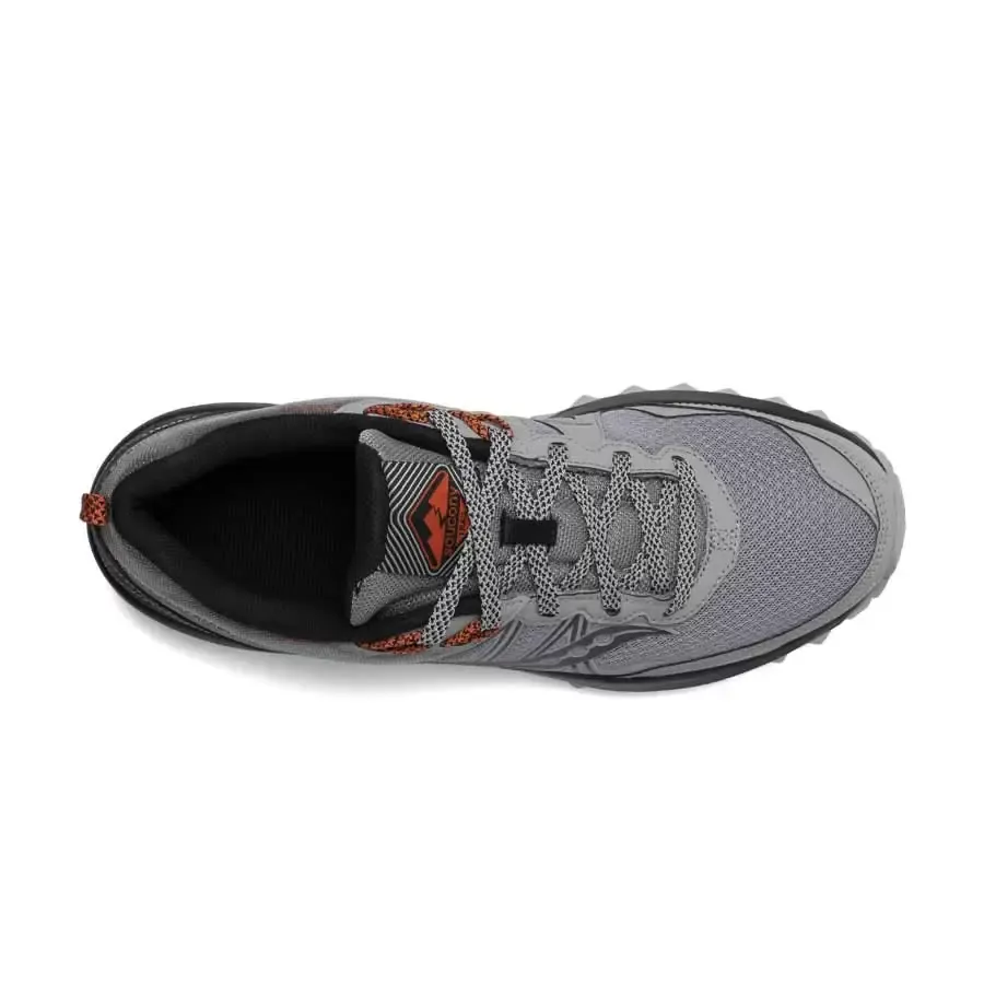 Imagen 2 de 5 de Zapatillas Saucony M Excursion Tr 14-GRIS/NEGRO/NARANJA