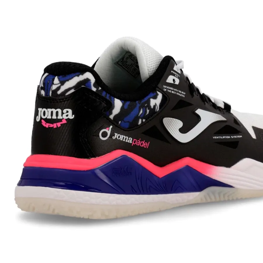 Imagen 7 de 8 de Zapatillas Joma Padel Spin-BLANCO/NEGRO/AZUL FRANCIA
