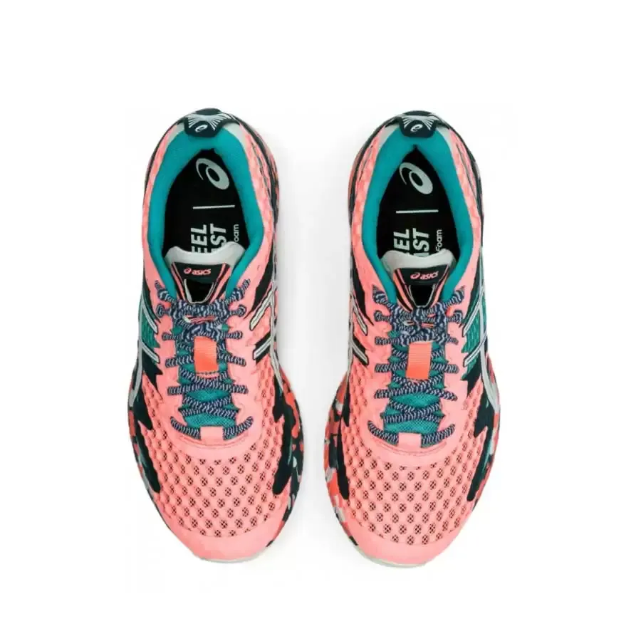 Imagen 2 de 4 de Zapatillas Asics Gel Noosa Tri 12 W-CORAL/VERDE/NEGRO