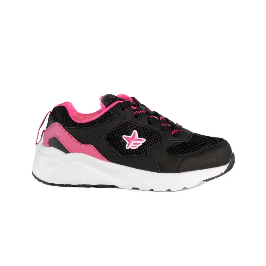 Imagen 0 de 4 de Zapatillas Footy Deportiva Cordon-NEGRO/ROSA