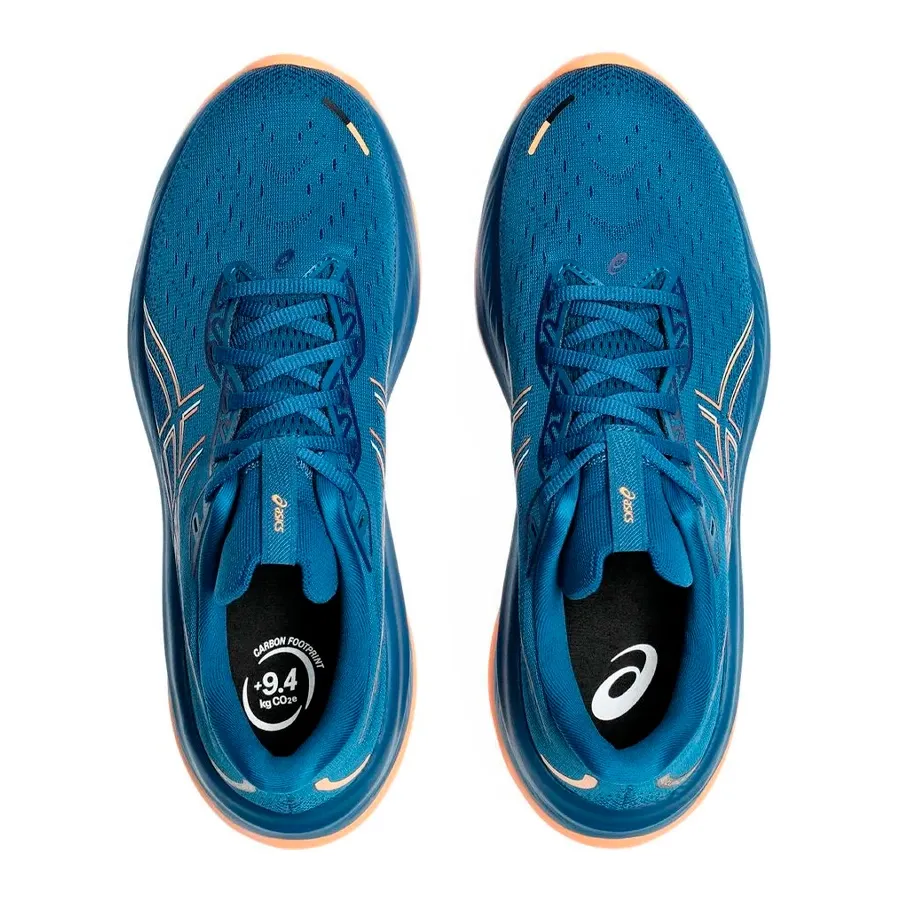 Imagen 4 de 6 de Zapatillas Asics Gel Cumulus 26-PETROLEO/SALMON