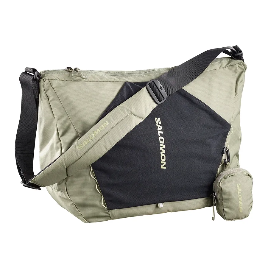 Imagen 2 de 4 de Bolso Salomon Shoulder Bag-NEGRO/VERDE OLIVA