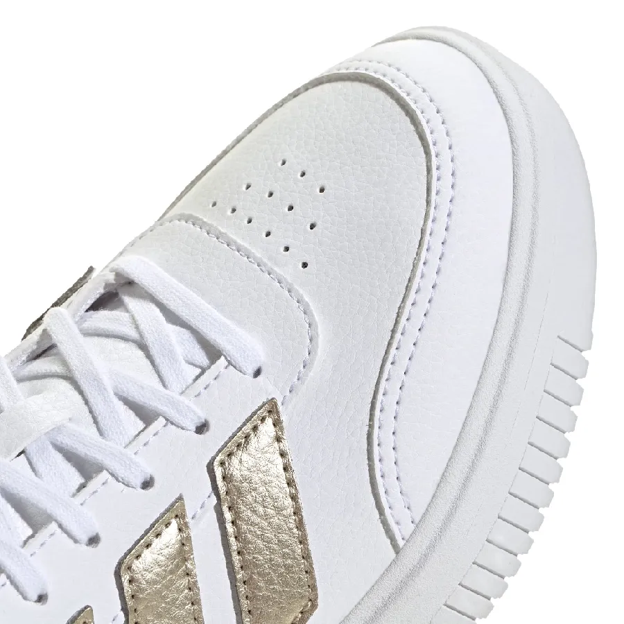 Imagen 5 de 7 de Zapatillas adidas Courtblock Bold-BLANCO/DORADO