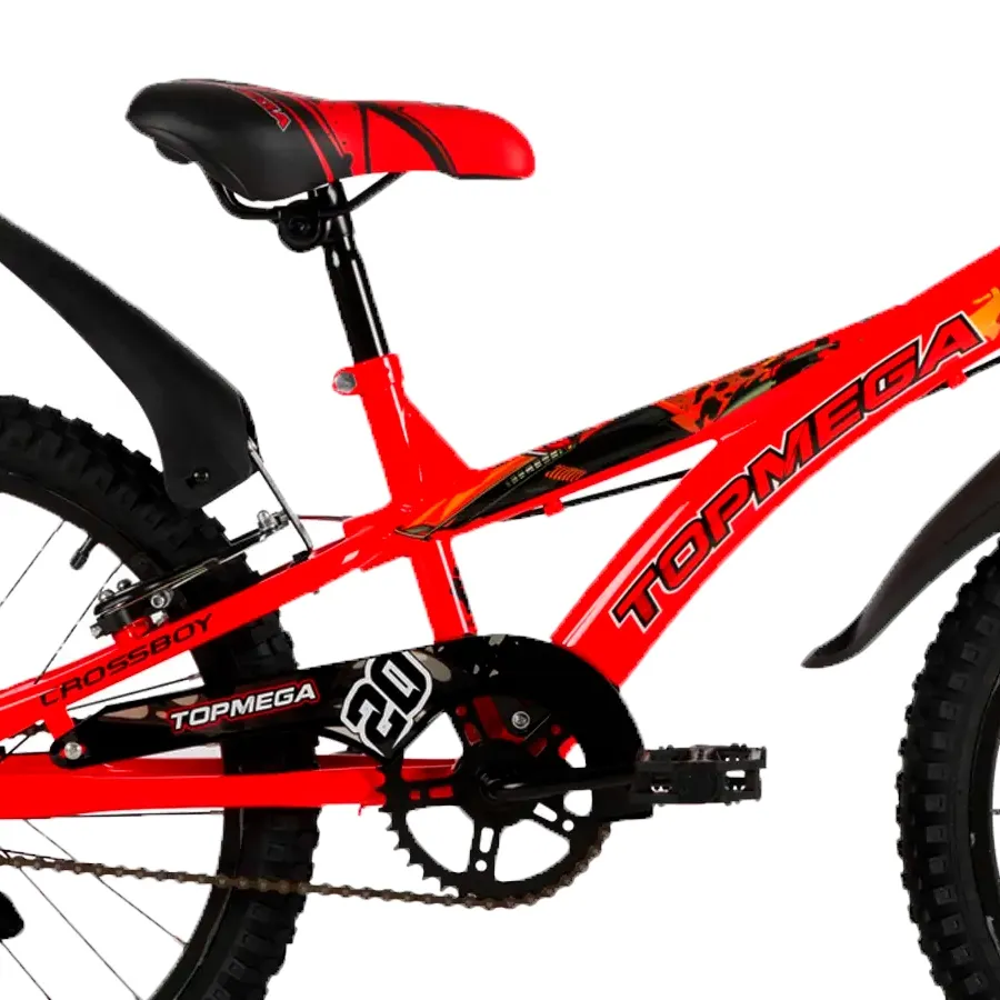Imagen 1 de 4 de Bicicleta TopMega Crossboy R20-ROJO