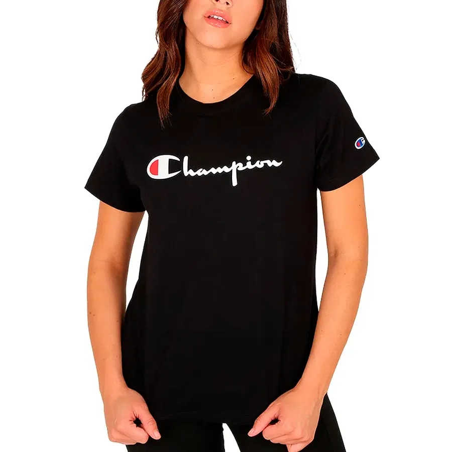 Imagen 0 de 2 de Remera Champion Logo-NEGRO