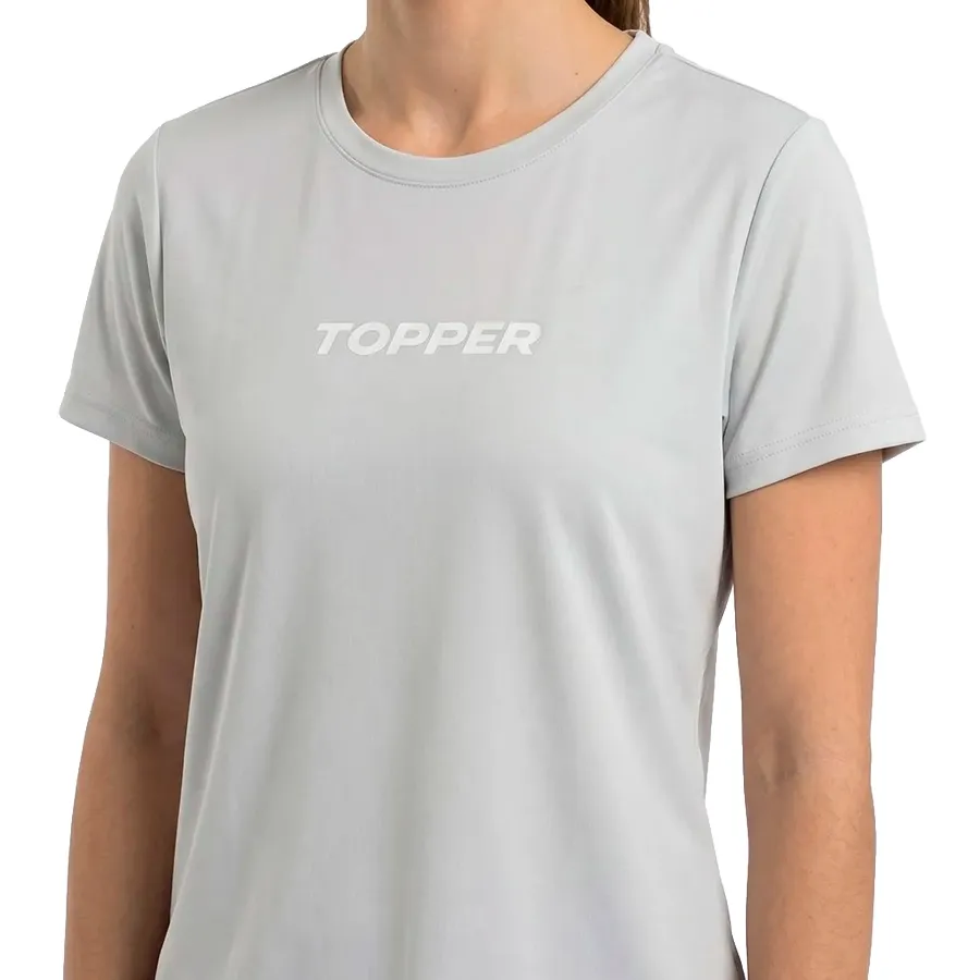 Imagen 2 de 3 de Remera Topper Brand-GRIS