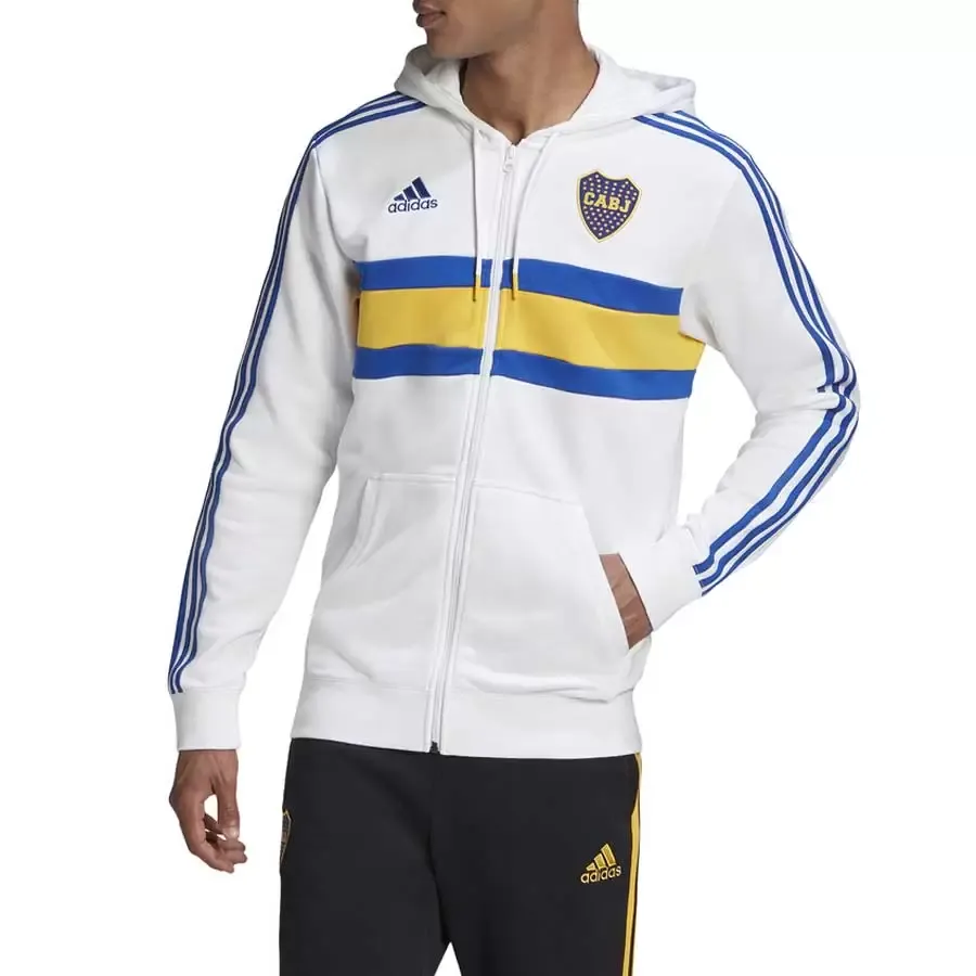 Imagen 0 de 4 de Campera adidas Boca Juniors-BLANCO/AZUL/AMARILLO