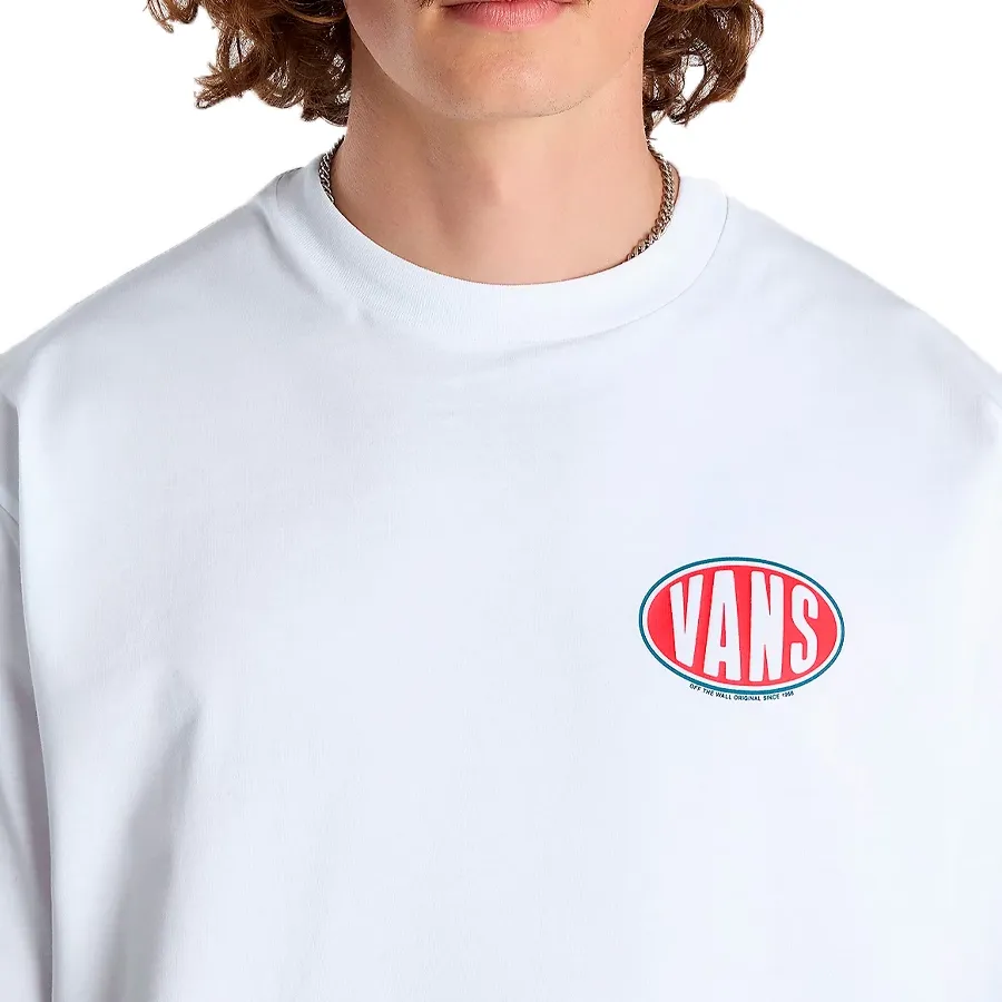 Imagen 2 de 3 de Remera Vans Spray On-BLANCO/ROJO/AZUL